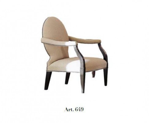 Obývací pokoj Textil Beige Klasický nábytek Křeslo Moderní Lounge Club Nový