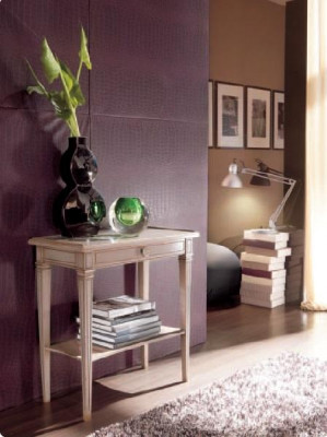 Stůl konzoly komoda barok rokoko konzolový stolek dřevěný design pomocný šatník