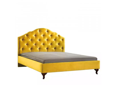 Chesterfield žlutá postel do ložnice postele double bright luxus