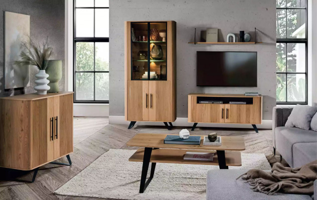 TV stojan skříň nábytek rtv sideboard dřevo obývací stěny dřevo.