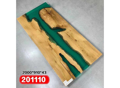 stůl jídelní stůl stoly pryskyřice epoxid masivní design nábytek 200x91 skutečné dřevo epoxid