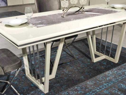 Luxus jídelní set 7 kusů, jídelní stůl židle moderní nábytek design stůl
