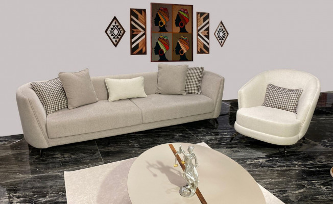 Luxus sofa sada 3+1 sedačka set designové sofa polstrovaná pohovka moderní sofás