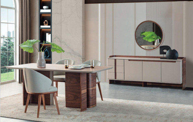 Moderní komoda Designérská obývací skříň Luxusní skříň 2 kusy