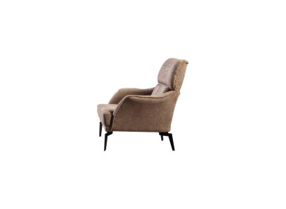 Moderner Beiger Sessel Wohnzimmer 1-Sitzer Luxus Polster Sitzmöbel Neu