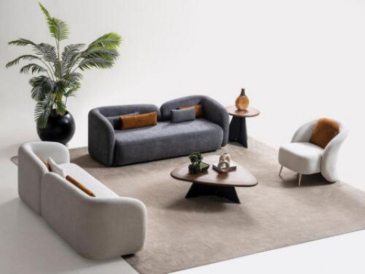 Sofa sestava x2 3místné pohovky 1 osoba Moderní kompletní set potahových souprav