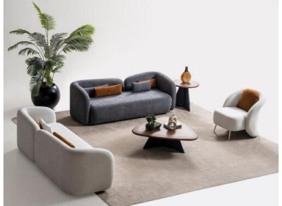 Sofa sestava x2 3místné pohovky 1 osoba Moderní kompletní set potahových souprav