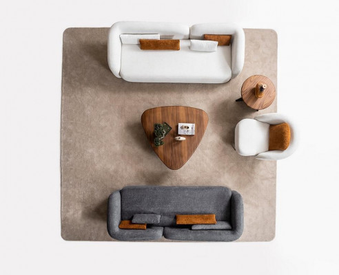 Sofa sestava x2 3místné pohovky 1 osoba Moderní kompletní set potahových souprav