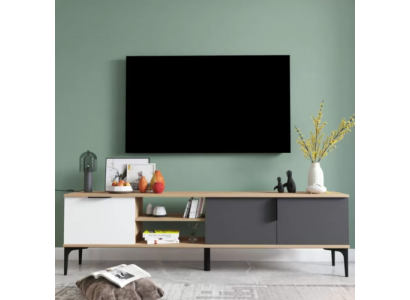Lowboard RTV TV-Stand Moderní design Obdélníkový dřevěný materiál Luxusní design