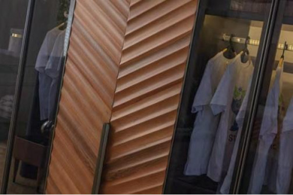 Ložnice Šatní skříň Luxus Skleněný šatník Stylové zařízení
