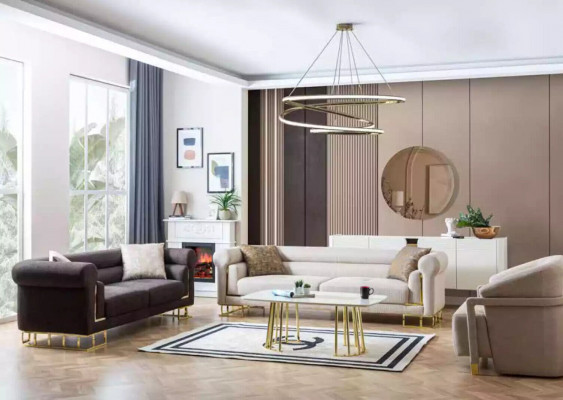 Křeslo Nábytek Jednosedáčková otočná židle Pohovka 1místná Obývací pokoj Moderní.