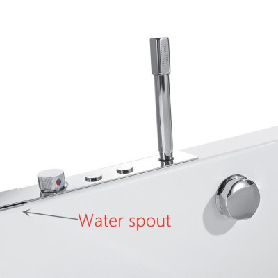Badewanne Whirlwanne Indoor Whirlpool Home Spa Weiß Wanne