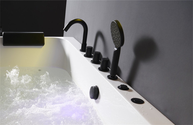Acryl Whirlwanne Indoor Whirlpool Badewanne Home Spa Weiß