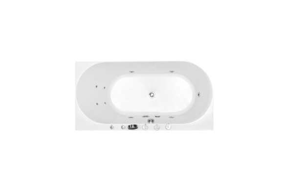 Acryl Whirlwanne Indoor Whirlpool Badewanne Home Spa Weiß