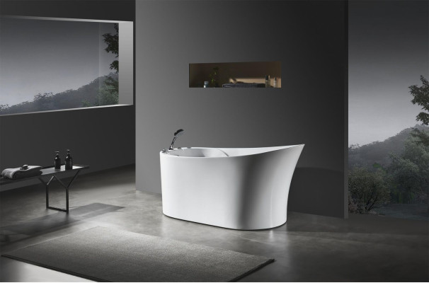 Whirlpool Oval Wanne Home Spa Indoor Badewanne Whirlwanne