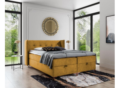 Postel 160x200cm Luxus Design Nábytek Ložnice Boxspring Postel Nový