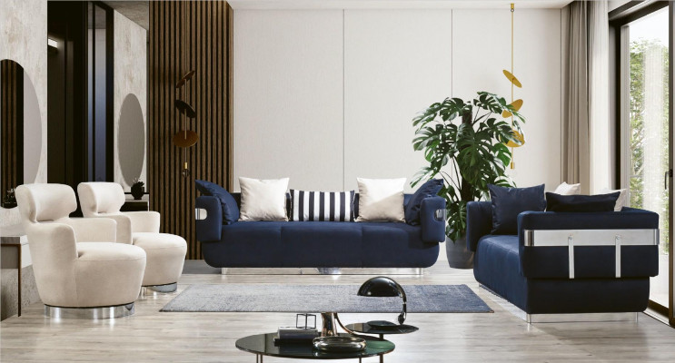 Sofa set Sofa Set Upholstered Furniture 3 + 3 + 1 + 1 seat set Couch Sofa