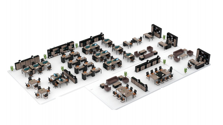 Psací stůl Luxus Šéf Stůl Dřevěné Stoly Počítačový Stůl Nábytek Dřevo