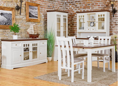 Komoda Vysoká Skříň Side Low Board Komody Design Luxusní Skříně Dřevo Nový