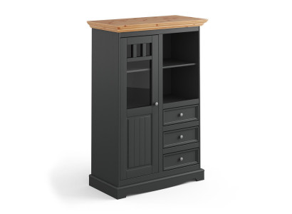 Vitrína šuplíky skříně komody sideboard komoda dřevo design skříň nová