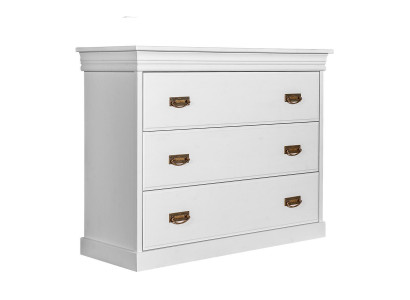 Komoda Sideboard Komody Sejdbyrty 3 šuplíky Vysoká skříň Skříň Nové Dřevo