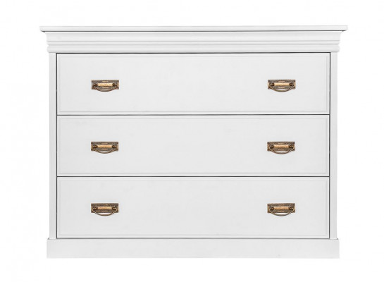 Komoda Sideboard Komody Sejdbyrty 3 šuplíky Vysoká skříň Skříň Nové Dřevo