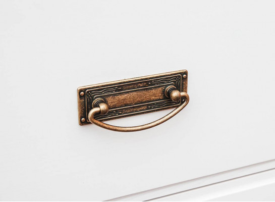 Komoda Sideboard Komody Sejdbyrty 3 šuplíky Vysoká skříň Skříň Nové Dřevo