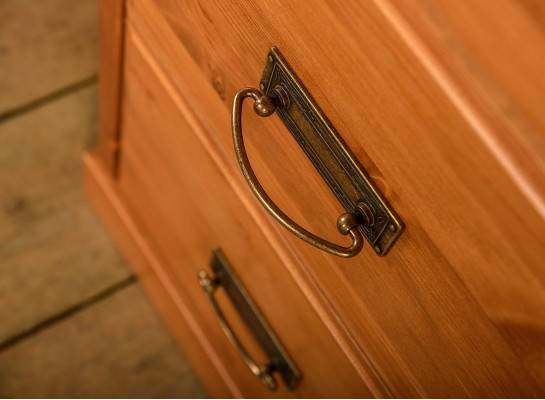 Komoda se 3 zásuvkami komoda skříň na dřevo skříň komody hnědá nová