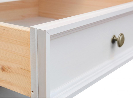 Konzeole Stoly Dřevo Design Bílý Klasický Designér Luxusní Konzolový Stůl Nový
