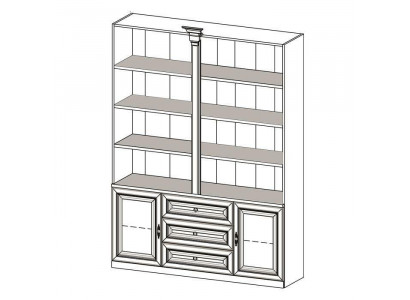 Klasické skříně Skříň Skříňová stěna Vitrína Vitrínová skříň Dřevo