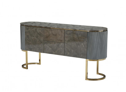 Komoda Obývací pokoj Sideboard Moderní dřevěný designérský nábytek Luxus Mramor Komody