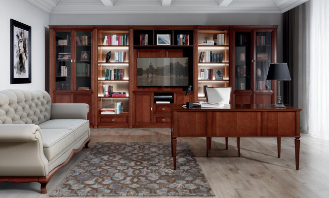 TV skříně Televize Kancelář Stěna Skříň Nábytek Hnědá Obývací pokoj