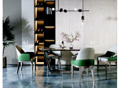Designový jídelní stůl mramorový kámen stůl Moderní jídelní stoly Nábytek 180x90 Stoly Luxus