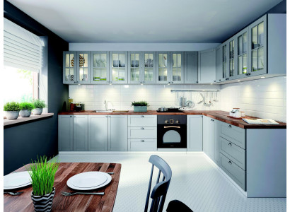 Výroba kuchyní Design kuchyně Skleněné skříně Spodní skříně Design dřevo Zakázková výroba