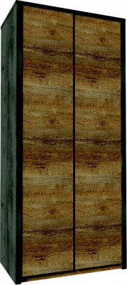 Ložnice skříně dřevo nábytek šatník venkovský šatníkový design hnědý