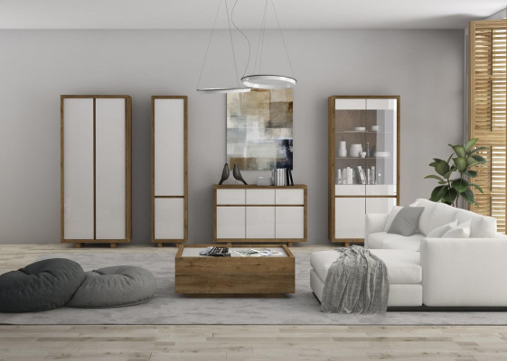 Moderne Vitrine Kommoden Vitrinen Kommode Vitrinenschrank Glas Schrank Schränke
