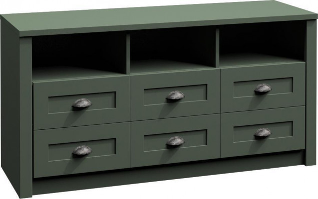 Kancelářská komoda dřevěná skříň Komoda venkovského stylu RTV komoda Sideboard