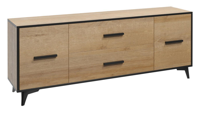 rtv Design Skříň na televizi Nízký nástěnný komodník Regály Luxus Nový Komoda Skříň Nový
