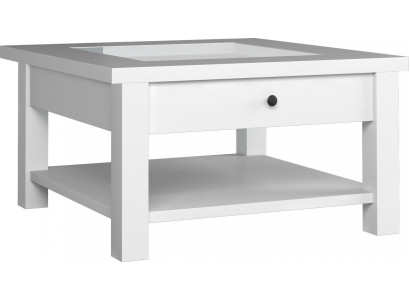 Dřevěný stůl Konferenční stolky z masivního dřeva obývací pokoj nábytek 93x93cm masivní stoly