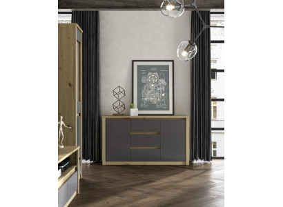 Nábytek dřevo skříně sideboard komody masivní komoda servírovací stůl skříň nový