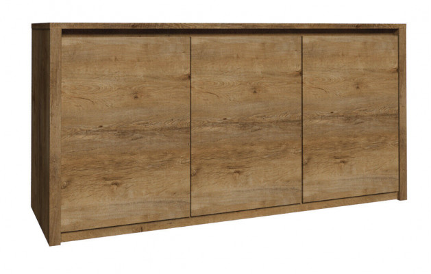 Moderní komoda ze dřeva Sideboard Kommoden skříň na obývací pokoj 130 cm XL Low Boards.