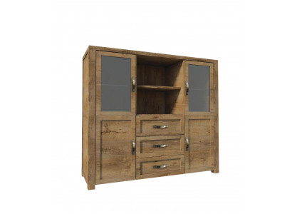 Nástěnná skříň design komoda dřevo skříň nábytek vitrína moderní skříň šatník bar