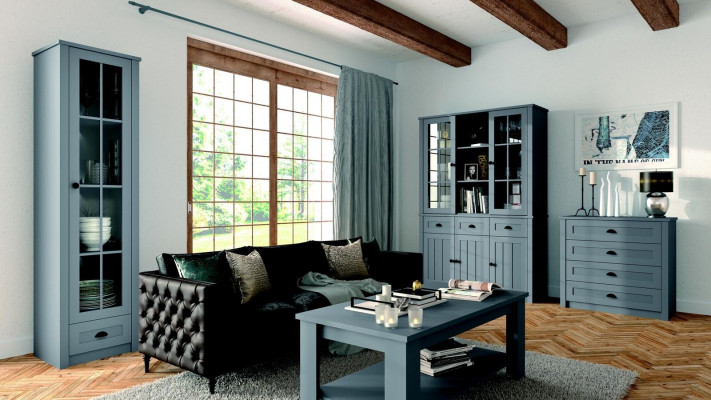 Šatní skříň Massivholz Landhaus skříň šatna nábytek S2D.