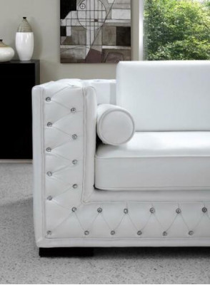 Kožená pohovka Obývací pokoj Rozložitelný 3+2 Místa Souprava Design Dekorace Moderní Pohovka