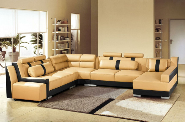 Garnitur U Form Sofa Couch Polster Garnitur Wohnlandschaft Design   Souprava U-formát sedací soupravy pohovky polstrování design obývacího prostoru.