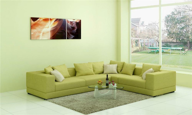 Sofa Moderní čalouněné textilní pohovka Design Rošt Pohovka Látková
