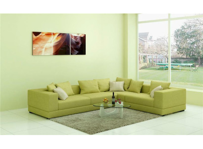 Sofa Moderní čalouněné textilní pohovka Design Rošt Pohovka Látková