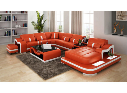 U Forma Sofa Pohovka Potahová souprava Obývací stěna Rohlíková pohovka Kůže