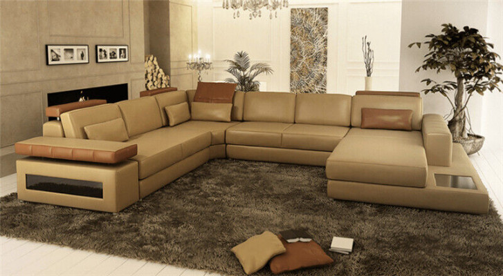 Ecksofa - rohová sedací souprava, Sofas - pohovky, Couchen - gauče, neu - nové, Sofa - pohovka, Couch - gauč, Wohnlandschaft - obývací krajina.