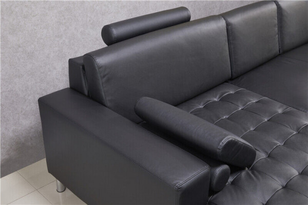 Křeslo v U tvaru Pohovka Pohovka Polstrované rohové křeslo Obývací souprava Kožená pohovka